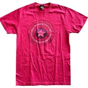 Vintage Marvel Mad Engine Captain America Avengers T-Shirt Men Size Medium